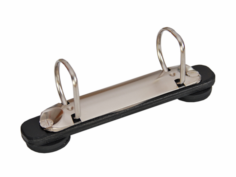 Stabile Ringbuchmechanik mit Holz verstärkt und gummierten Magnetfüßen